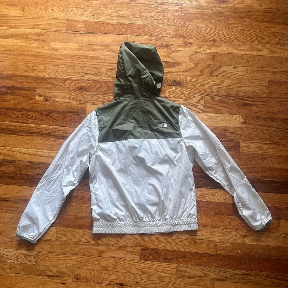 The North Face Olive and Gray Jacket - Picture 2 of 3